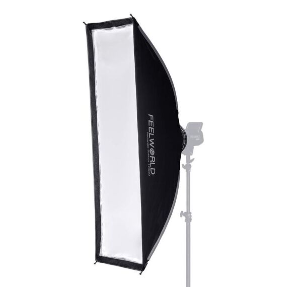 FEELWORLD FSR120 30x120cm Softbox rettangolare a sgancio rapido Bowens Mount Diffusore