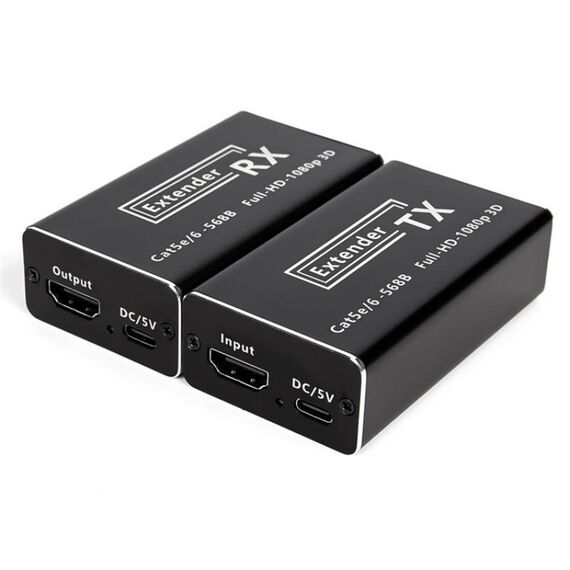 Cavo di rete D1-1 / D2-1 Trasmettitore segnale video HD 50m Extender HDMI a RJ45 Extender, spina: spina USA