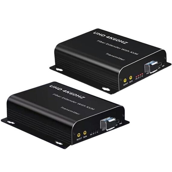 D15 / D16 Doppia interfaccia LC in fibra ottica KVM Extender in fibra ottica HDMI Extender in fibra ottica, spina: spina UE