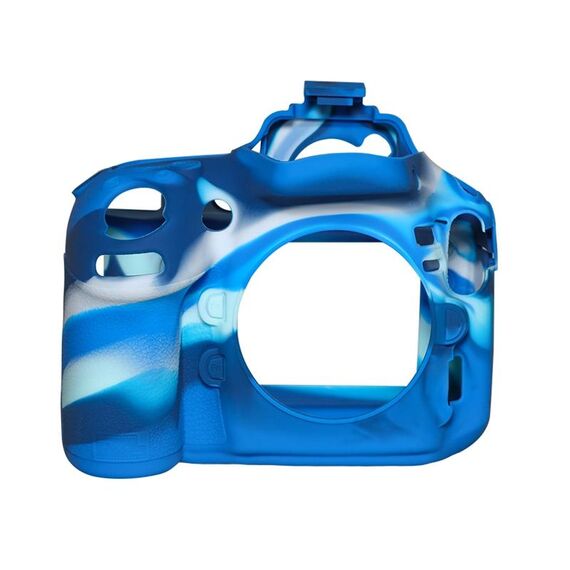 Custodia protettiva in silicone per fotocamera Pixel P001 per Nikon D800 / D800E (camouflage oceano)