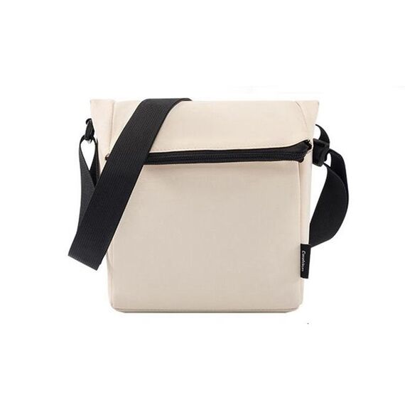 Cwatcun D103Borsa per fotocamera a tracolla Borsa a tracolla per obiettivo fotografico, dimensioni: 22,5 x 19,5 x 8 cm (beige)