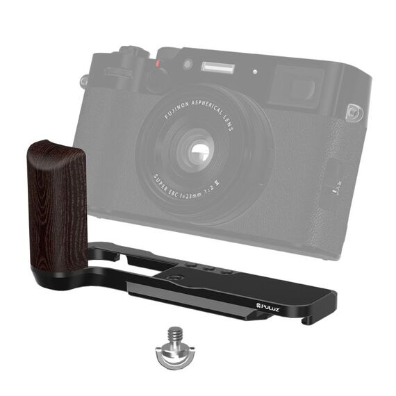 Per Fujifilm X100VI PULUZ Supporto base staffa per piastra a sgancio rapido verticale da 1/4 pollici (nero)