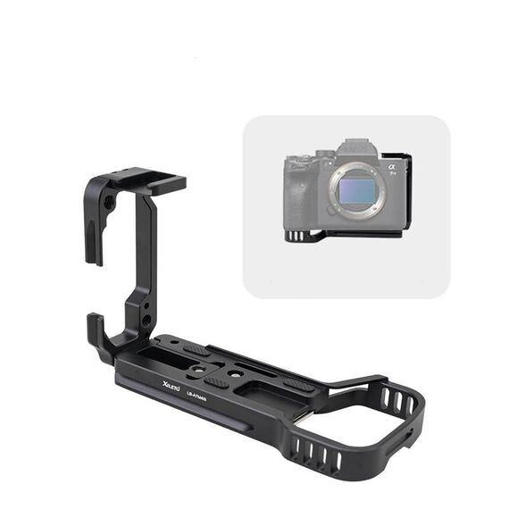 Per fotocamera Sony A7R4 / A7M4 XILETU L-Type Piastra a sgancio rapido Gabbia per staffa di espansione per ripresa