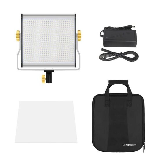 Fotografia Live LED Fill Light Film e riprese televisive Ritratto Soft Video Lighting, specifiche: lampada W480 + adattatore spina UE