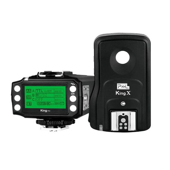 Per Sony Pixel King Pro Camera Wireless Radio Flash TTL Trasmettitore e Ricevitore
