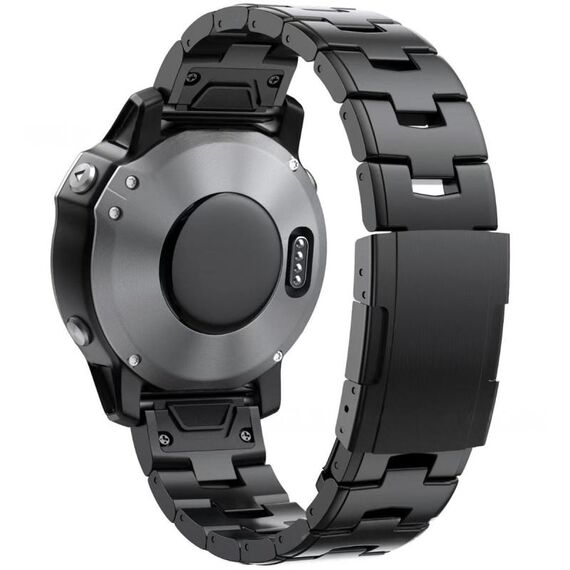 Per Garmin Watch 22mm Oracle Titanium Alloy Watch Band (Nero)