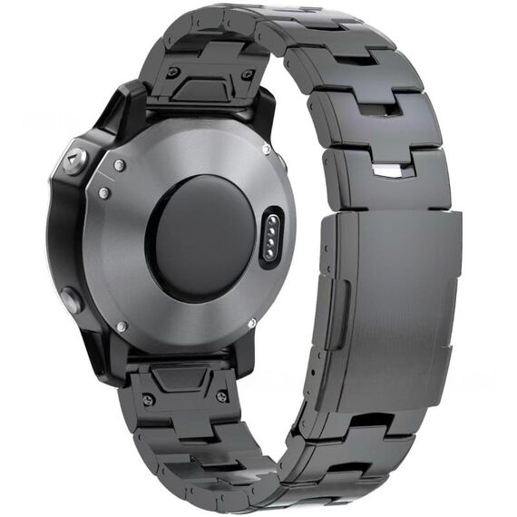 Per Garmin Watch 26mm Oracle Titanium Alloy Watch Band (grigio)
