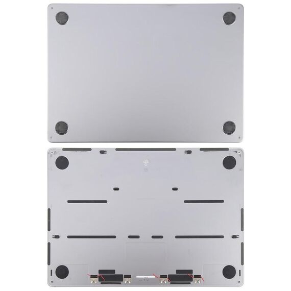 Per MacBook Air 13.6 pollici A3113 2024 EMC8611 Computer Case Bottom Cover (Grigio)