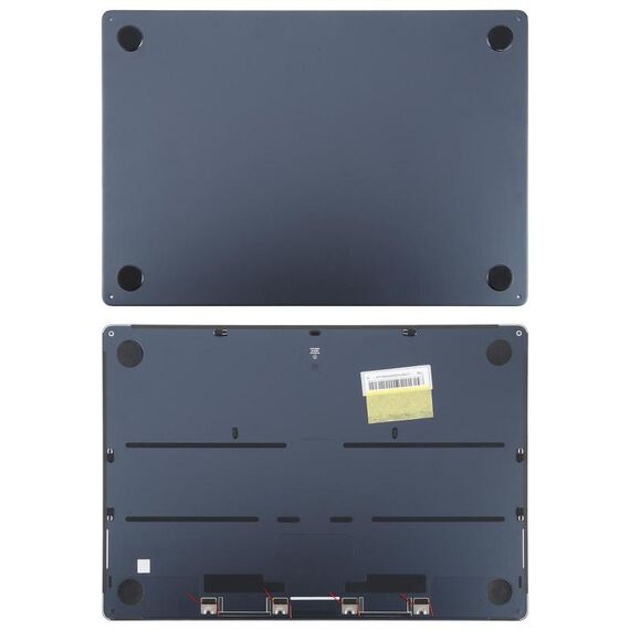 Per MacBook Air M3 15 pollici A3114 2024 EMC8612 Computer Case Bottom Cover (mezzanotte)