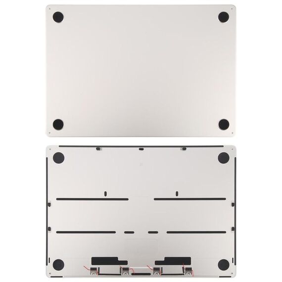 Per MacBook Air M3 15 pollici A3114 2024 EMC8612 Computer Case Bottom Cover (Starlight)