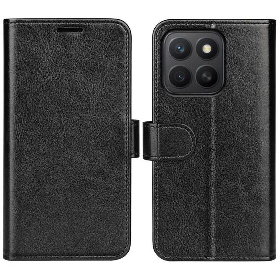 Per Honor X8c 4G R64 Texture Custodia in pelle orizzontale Flip Phone (Nero)