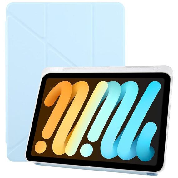 Per iPad mini 6 / mini 2024 ZGA Genre Series Custodia per tablet in pelle con piega a Y con slot per penna (blu)