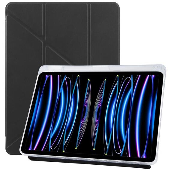 Per iPad Pro 11 2022/2021 ZGA Genre Series Custodia per tablet in pelle con piega a Y e slot per penna (nero)