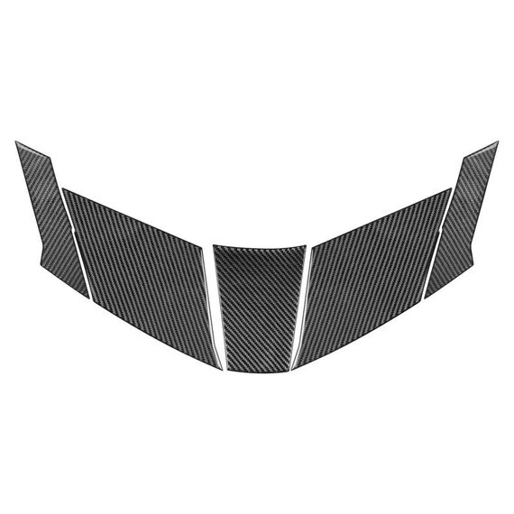 Per Chevrolet Corvette C8 5 pezzi/set adesivi sotto-motore (nero)