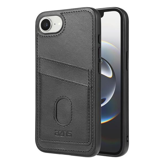 Per iPhone 16e AZNS K1 Series Card Slot Business Phone Case (Nero)