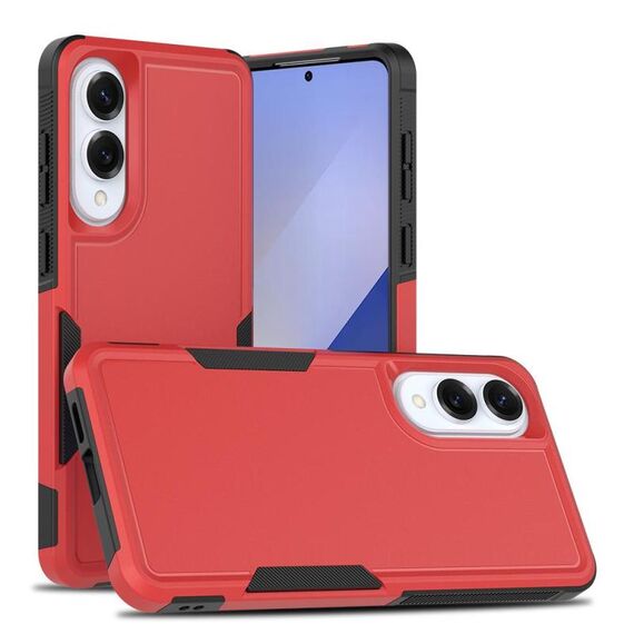 Per Samsung Galaxy S25 Edge 5G 2 in 1 PC + TPU Custodia per telefono (rosso)