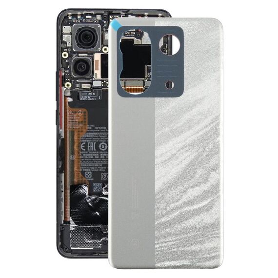 Per Xiaomi Poco M7 Pro 5G Cover posteriore batteria originale (argento)
