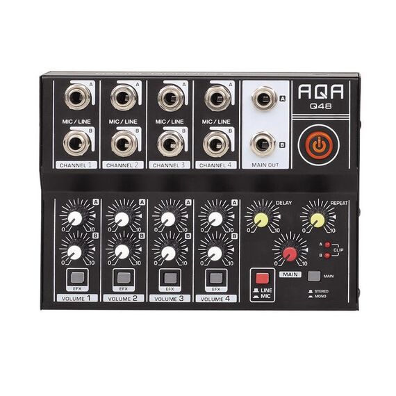Q48 8 canali mixer audio console mixer da palco professionale riverbero digitale effetti karaoke live equipment