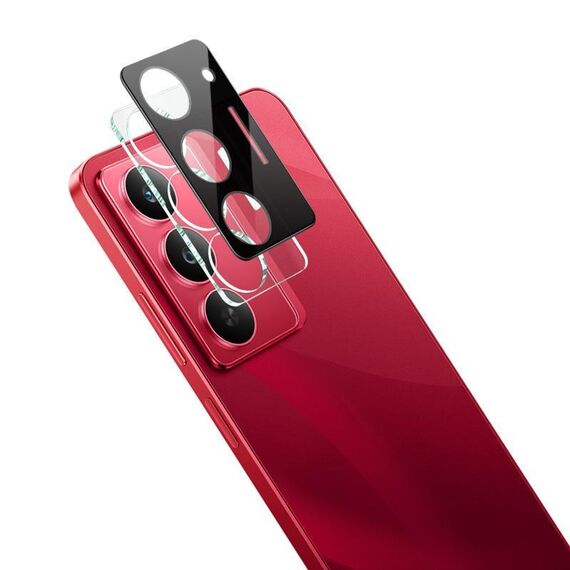 Per Realme 14x 5G imak Pellicola per lente in vetro integrata ad alta definizione Versione nera