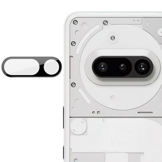 Per Nothing Phone 3a 5G IMAK Pellicola in vetro per obiettivo fotocamera posteriore Versione nera