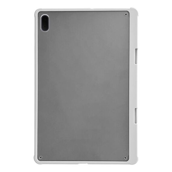 Per Samsung Galaxy Tab S7 FE T730 Custodia per tablet PC in acrilico satinato con slot per penna (bianco)