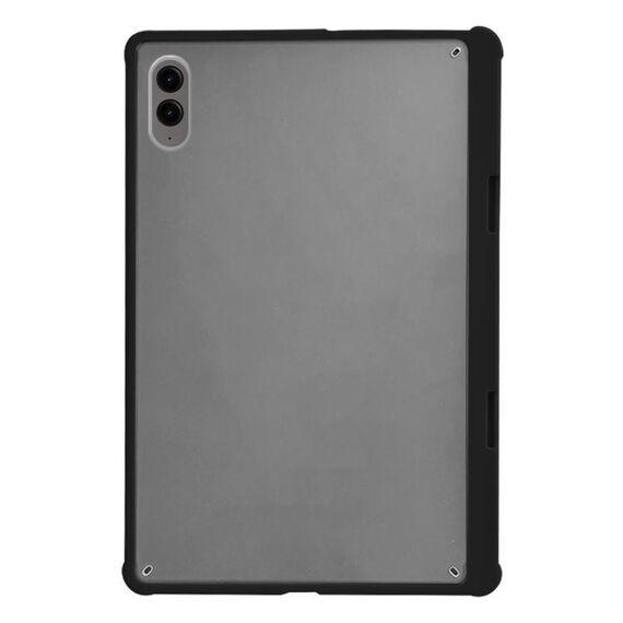 Per Samsung Galaxy Tab S9 FE+ X610 Custodia per tablet PC in acrilico satinato con slot per penna (nero)