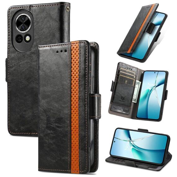 Per Huawei nova 13 CaseNeo Splicing Dual Magnetic Buckle Custodia in pelle per telefono (nero)