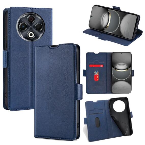 Per Tecno Spark 30 4G Custodia in pelle con fibbia laterale ultrasottile e flip orizzontale (blu)
