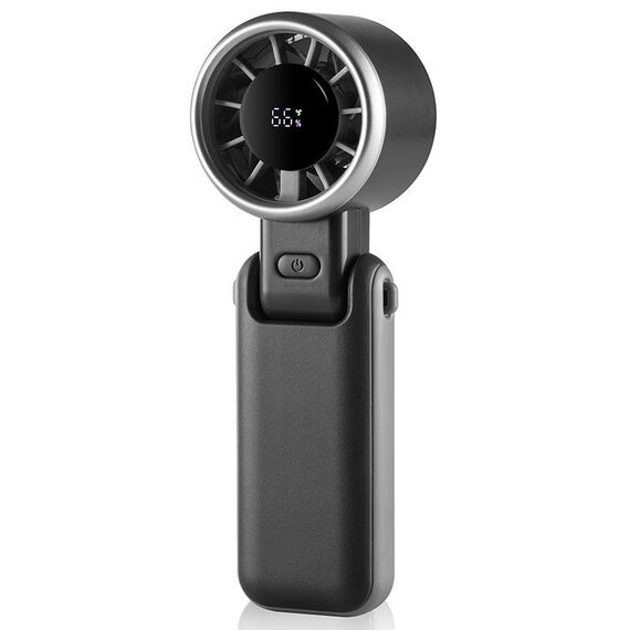 H03 Ventilatore pieghevole portatile ad alta velocità (nero)