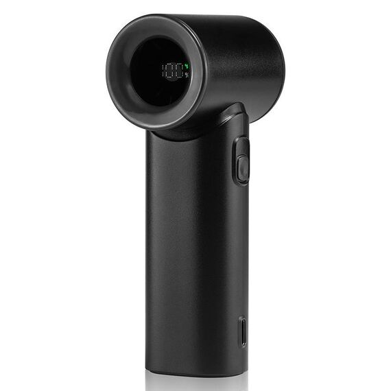 Ventilatore portatile ad alta velocità con display digitale N610 (nero)