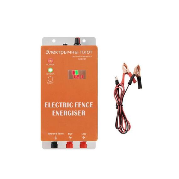 5 km Spina standard UK 12 V recinzione elettrica per bestiame ad alta tensione impulso fattoria elettrica pollame attrezzature