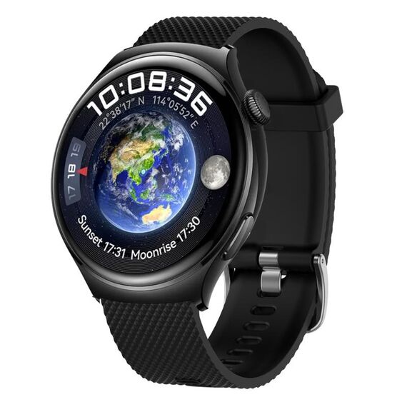 Per Huawei Watch GT3 Pro 46mm 22mm Cinturino in silicone testurizzato con diamanti (rosso)