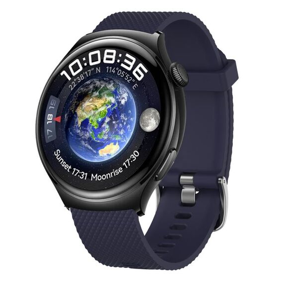 Per Huawei Watch GT3 Pro 46mm 22mm Cinturino in silicone testurizzato con diamanti (viola)