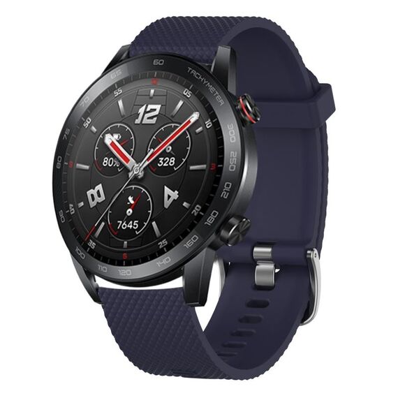 Per Huawei Watch Buds 22mm Cinturino in silicone testurizzato con diamanti (viola)
