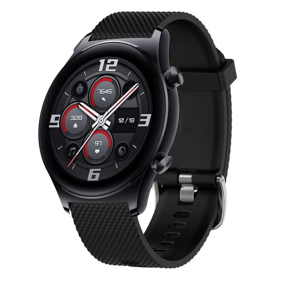 Per Huawei Watch 3 22mm cinturino in silicone testurizzato con diamanti (rosso)