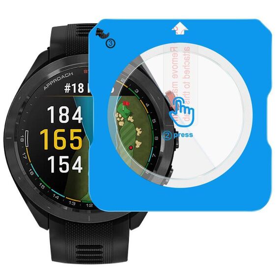 Per Garmin Approach S70 47mm Pellicola per orologio in vetro temperato imak, versione autoposizionante