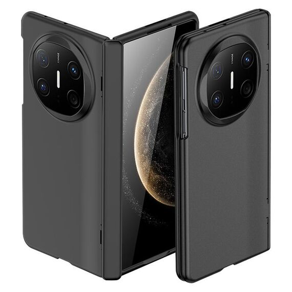 Per Huawei Mate X6 Custodia per telefono con cerniera a rimbalzo automatico Skin Feel (nero)