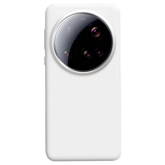 Per Xiaomi 15 Ultra Liquid Silicone Custodia antiurto per telefono (bianco)