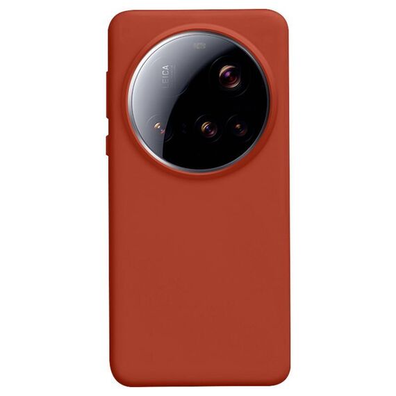 Per Xiaomi 15 Ultra Liquid Silicone Custodia antiurto per telefono (marrone caramello)