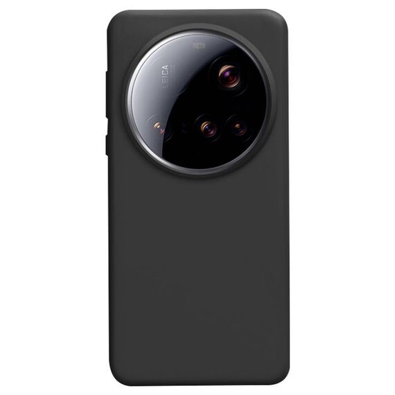 Per Xiaomi 15 Ultra Liquid Silicone Custodia antiurto per telefono (nero)