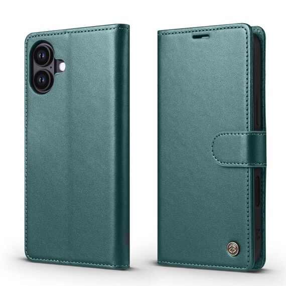 Per iPhone 16 Forwenw F6 Series Custodia in pelle RFID per telefono (verde)
