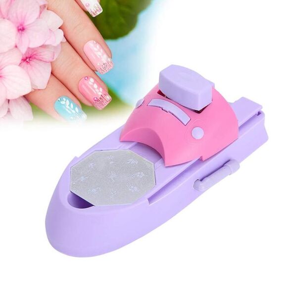 Set di timbri per la stampa di nail art fai da te