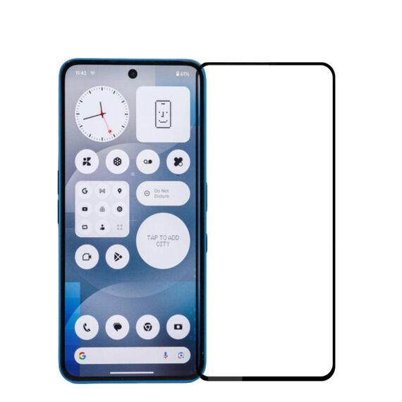 Per Nothing Phone 3a / 3a Pro MOFI 9H 2.5D Pellicola in vetro temperato a schermo intero (nero)
