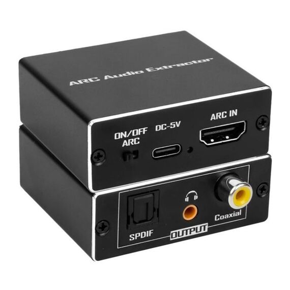 Convertitore estrattore audio per altoparlanti HDTV ARC, jack coassiale da 3,5 mm ARC a SPDIF