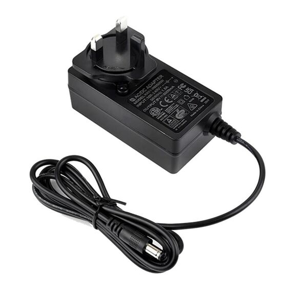 Adattatore di alimentazione con jack CC Waveshare 9V/5A da 1,2 m (spina UK)