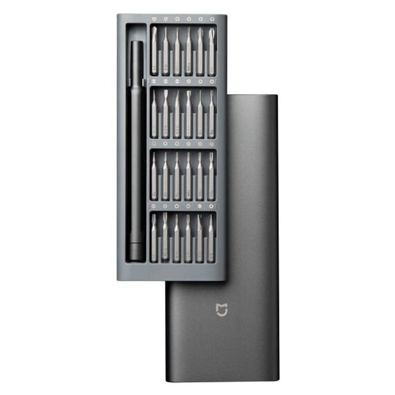 Originale Xiaomi Mijia Wiha Kit di cacciaviti per uso quotidiano 24 in 1 Punte magnetiche di precisione Scatola di alluminio Set di cacciaviti Mijia Wiha
