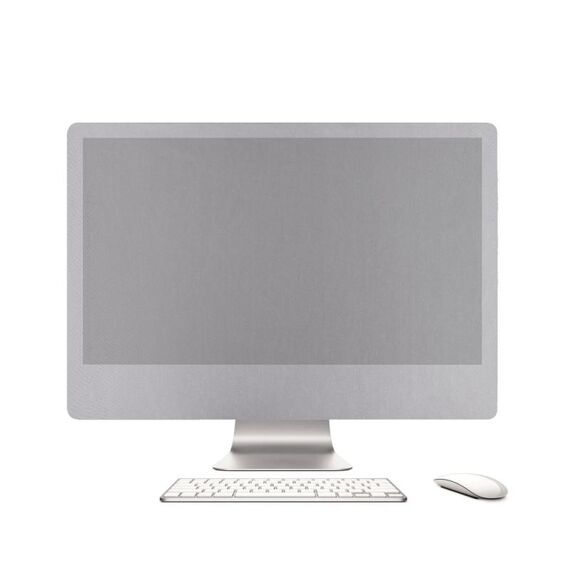Copertura antipolvere per computer desktop portatile per Apple iMac 27 pollici, dimensioni: 58x20cm (argento)
