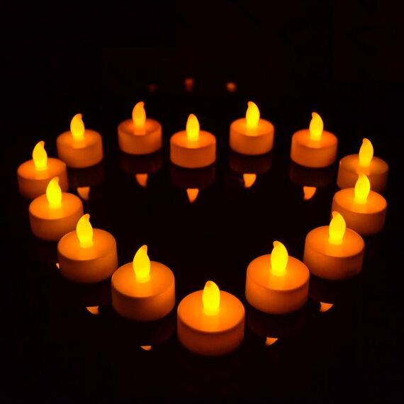 Candele elettriche senza fiamma a LED da 10 pezzi