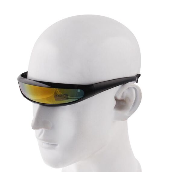 Occhiali da sole sportivi con protezione UV400 per sport all'aria aperta (neri)