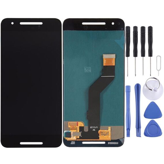 Schermo LCD OEM per Google Nexus 6P con digitalizzatore assemblaggio completo (nero)